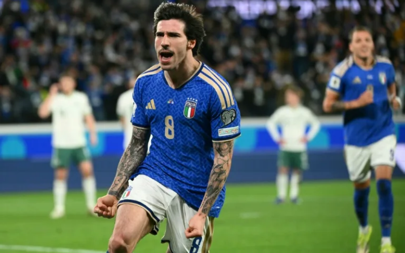 Chiến thắng này giúp Ý tiến gần hơn tới tấm vé dự World Cup 2026